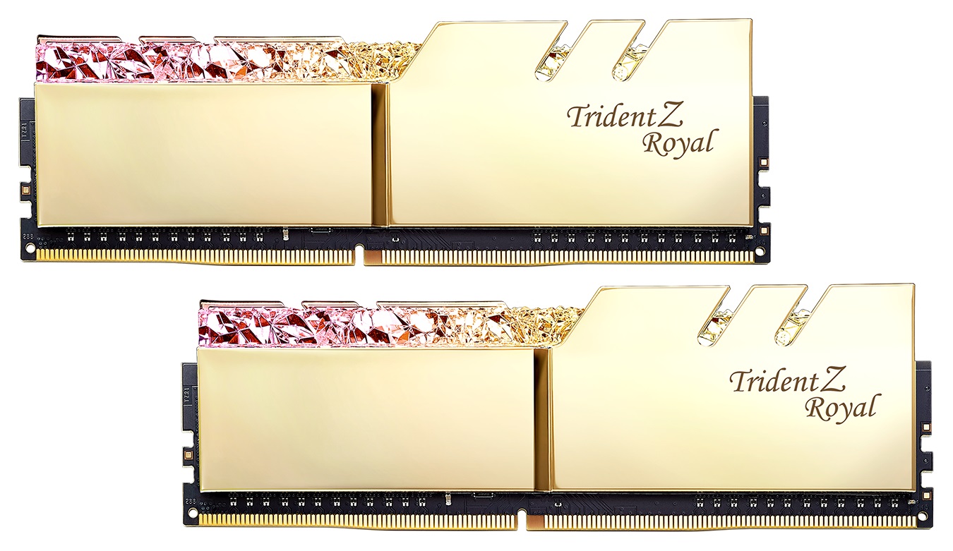 32GB G.Skill DDR4 Trident Z Royal Gold 3200Mhz PC4-25600 CL16 1.35 