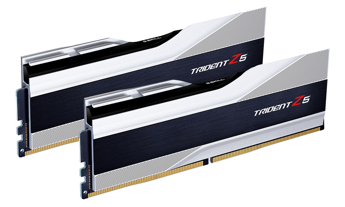 32GB G.Skill DDR5 Trident Z5 6400MHz CL32 1.40V Dual Channel Kit 2x 16GB Silver