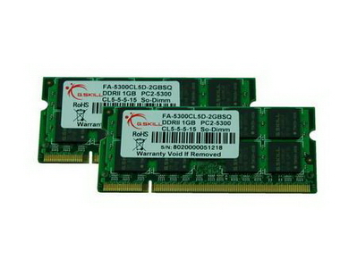 A1A2J1A415A30000 2GB DDR2-667 RAM Memory Upgrade for The Fujitsu LIFEBOOK Tablet PC T4220 PC2-5300 