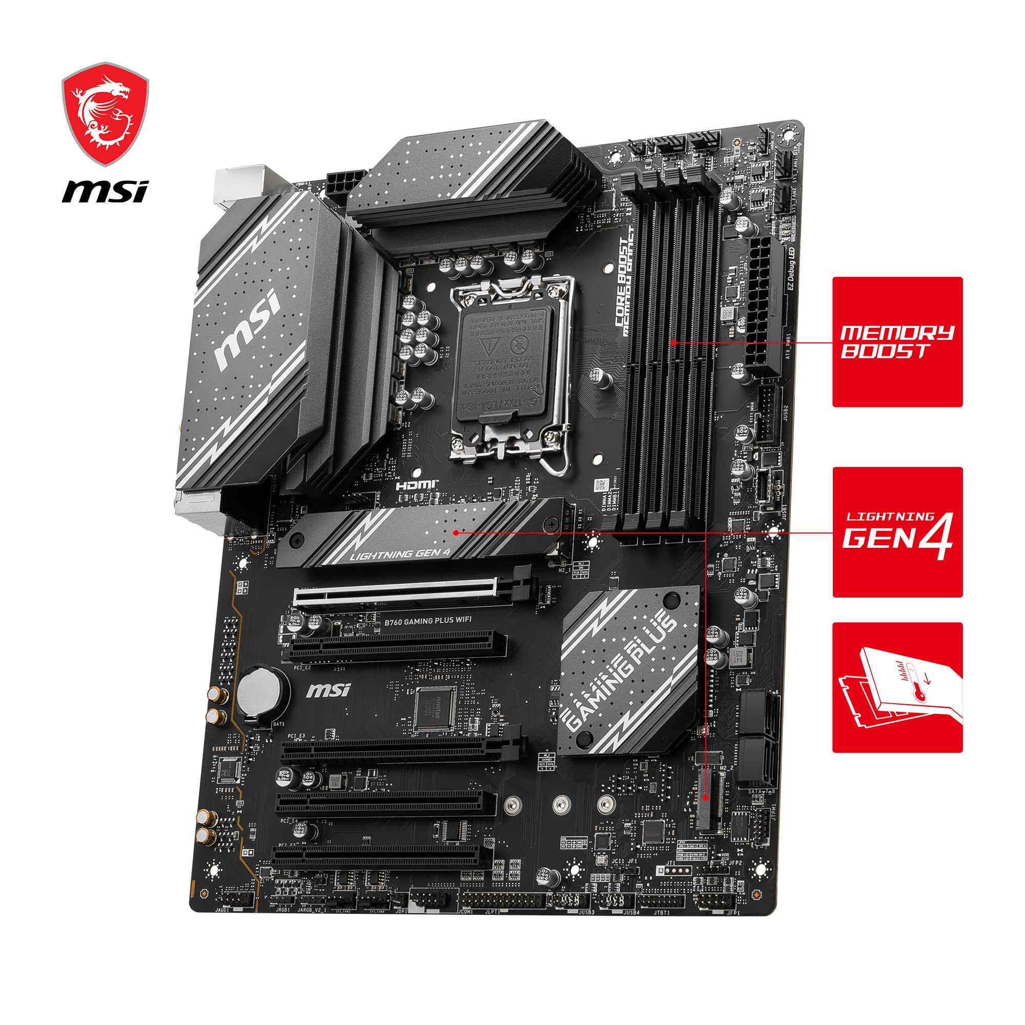 Msi B760 Gaming Plus Wifi Bluetooth Msi Motherboard MSI B760M GAMING PLUS  WIFI D4 Micro-ATX Motherboard – PC Express
