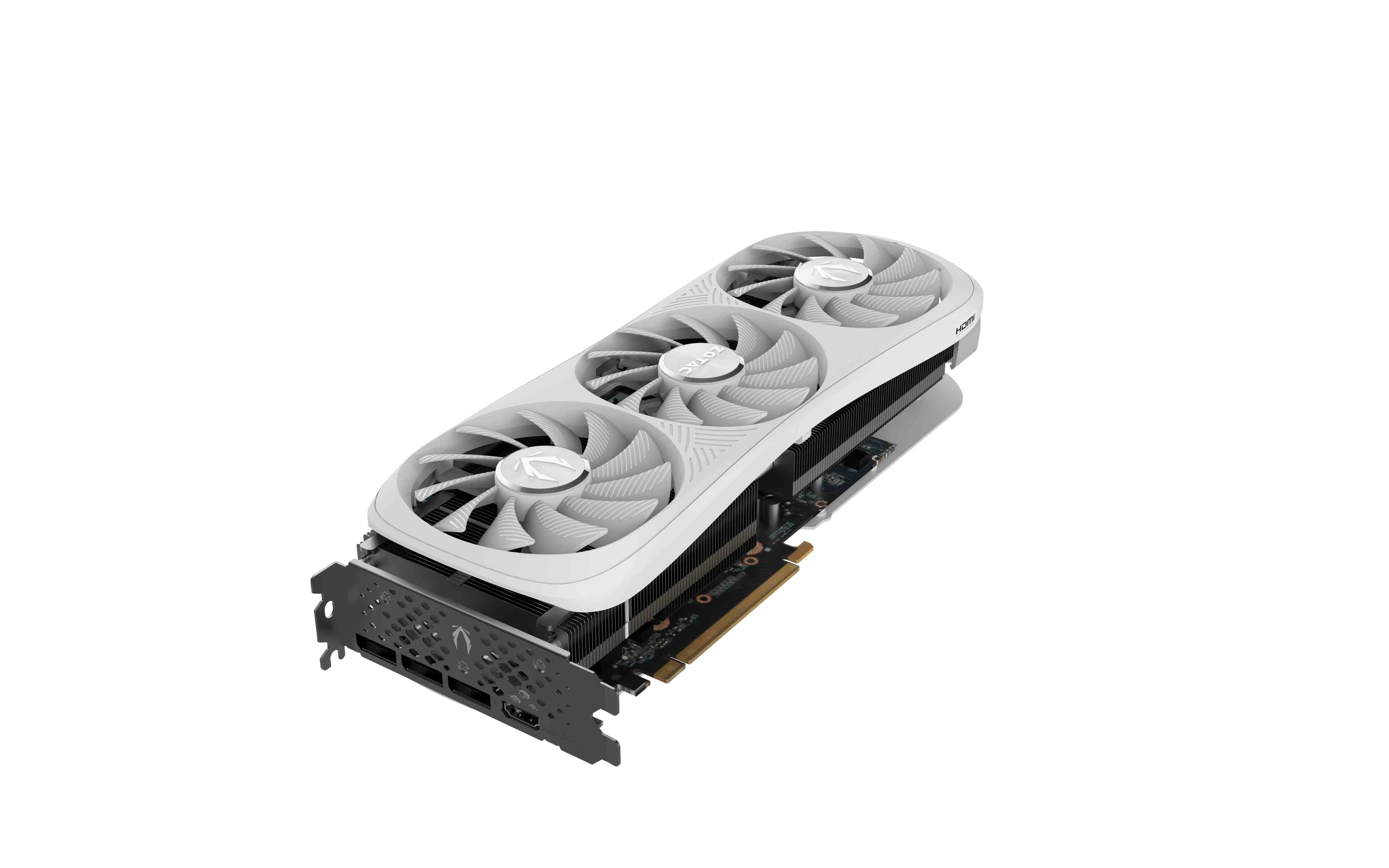 Zotac GeForce RTX 4070 Ti Trinity OC White Edition NVIDIA 12 GB GDDR6X