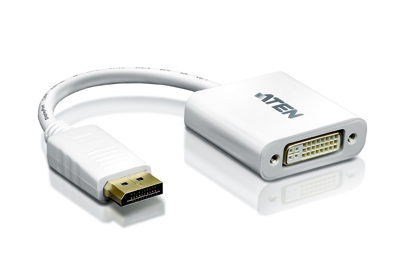 ATEN DisplayPort to DVI converter, PC: Up to UXGA HDTV: Up to