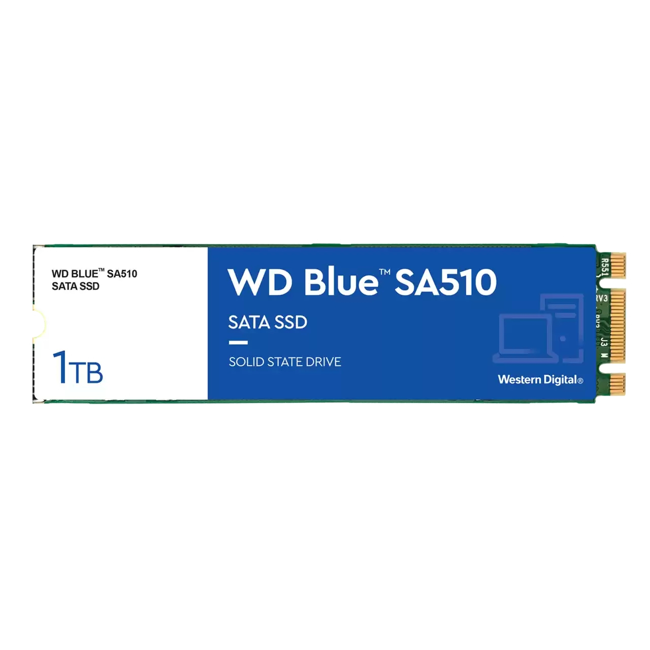WD BLUE 1TB SSD SA510 (M.2 / 2280 / SATA) 動作確認済み 正常：100