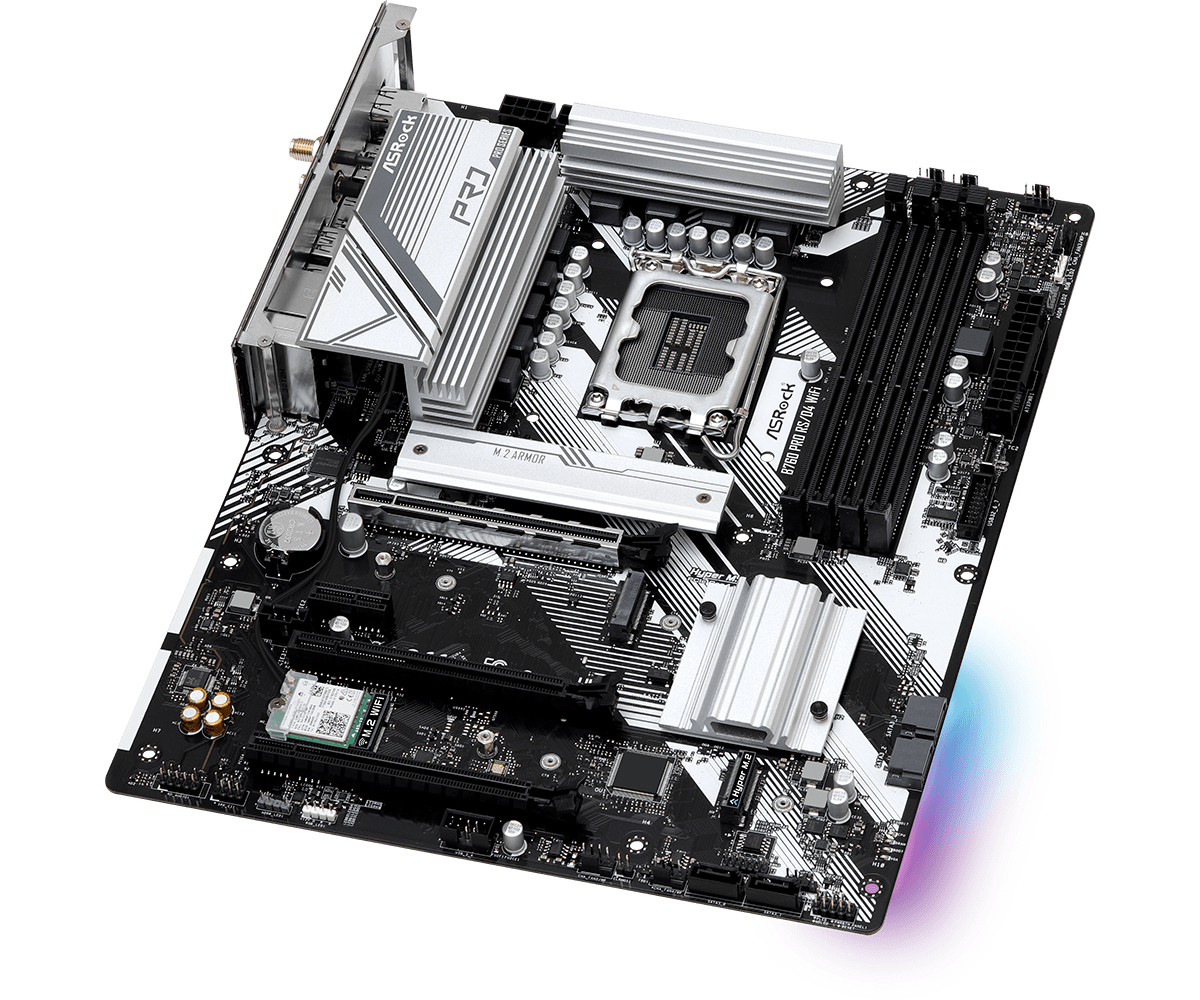 Asrock B760 Pro RS/D4 WiFi Intel B760 LGA 1700 ATX