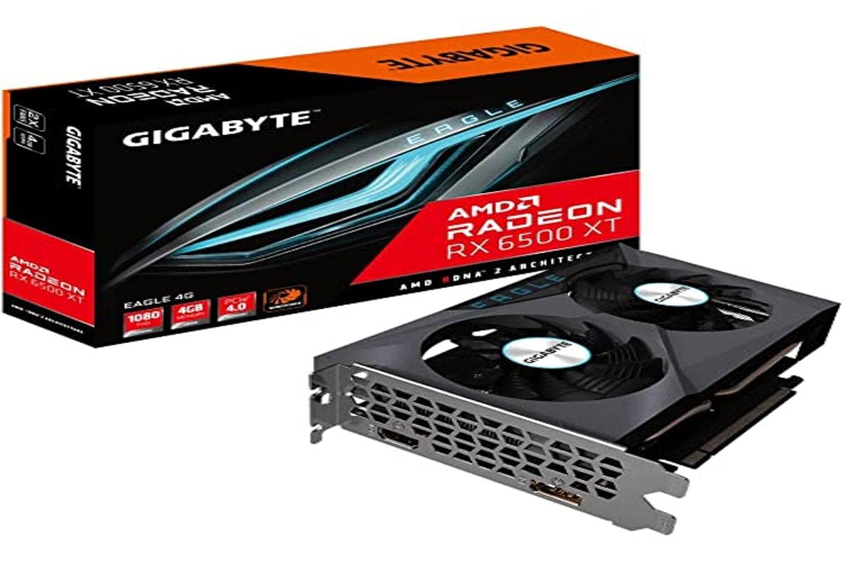 Gigabyte Radeon RX 6500 XT EAGLE 4G AMD 4 GB GDDR6