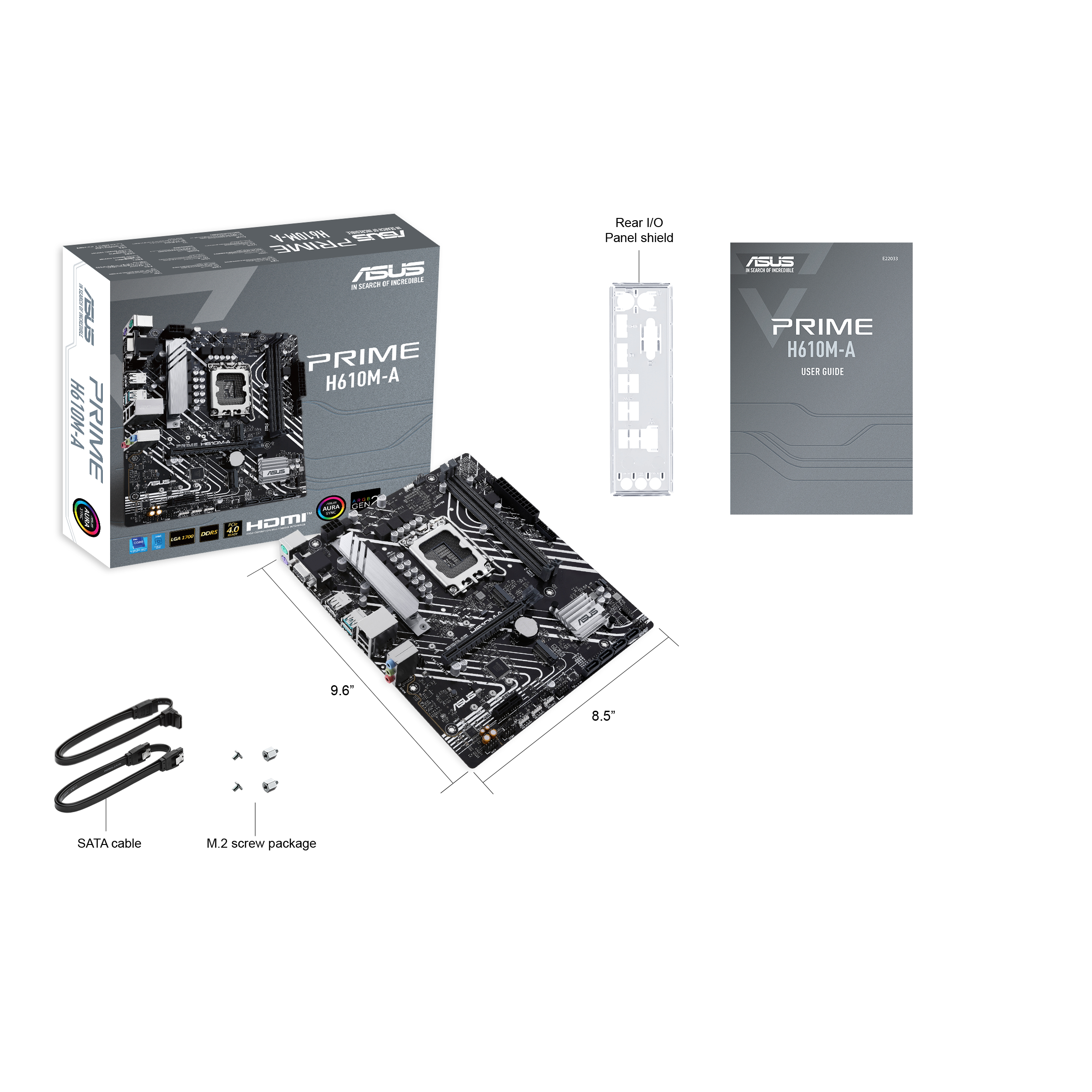 ほぼ新品】ASUS製 LGA1700対応マザーボード PRIME H610M-E D4 PRIME