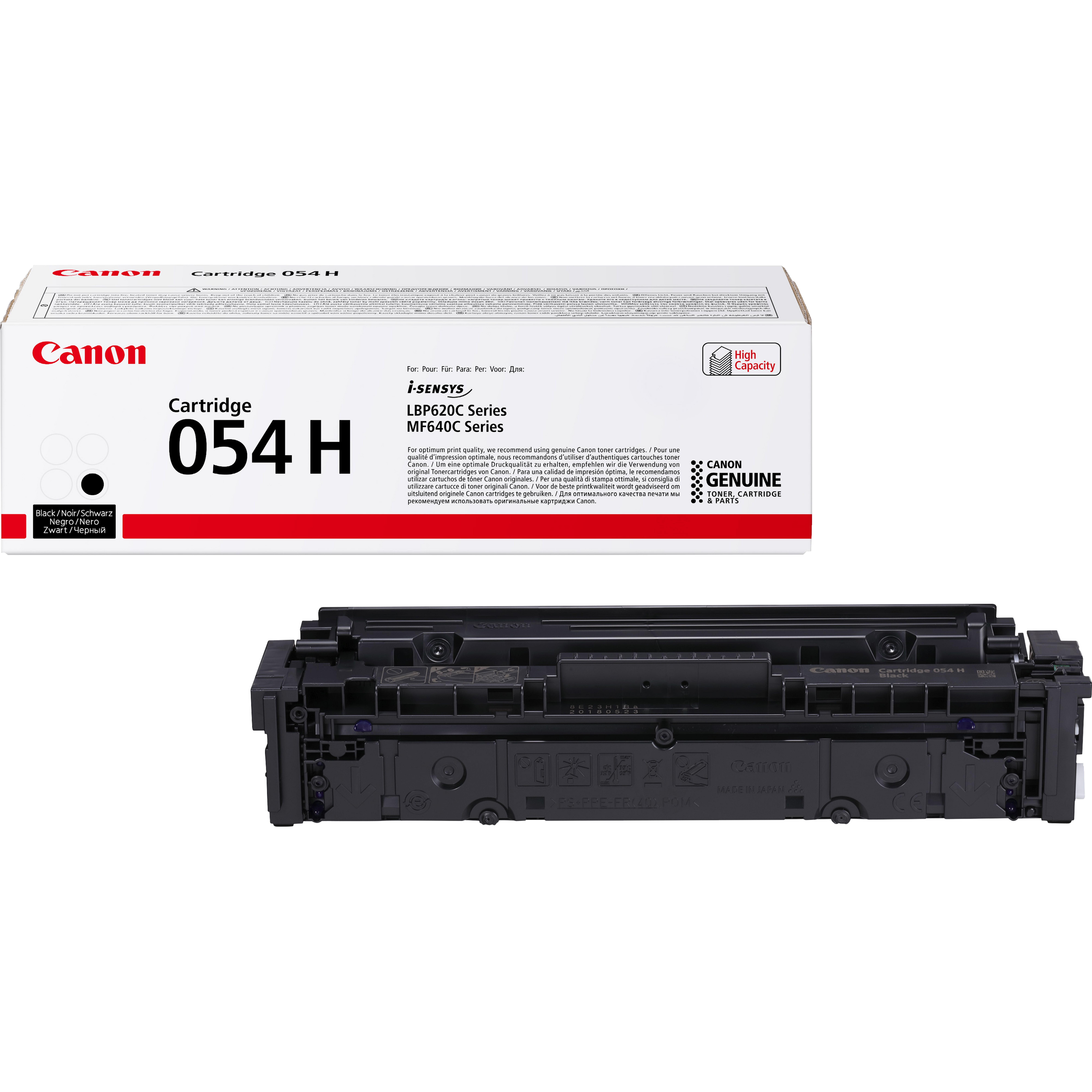 Canon 054 H High Yield Toner Cartridge, Black | eBay