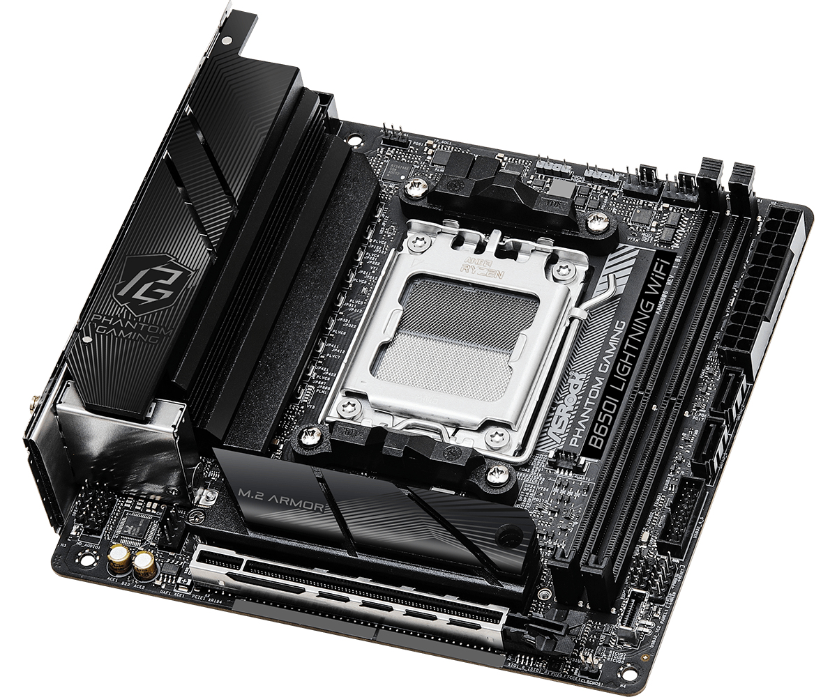 (ジャンク)Asrock B650i lightning wifi+Frame ASRock B650I LIGHTNING WIFI AM5 Ryzen 7000 AMD B650 SATA 6Gb