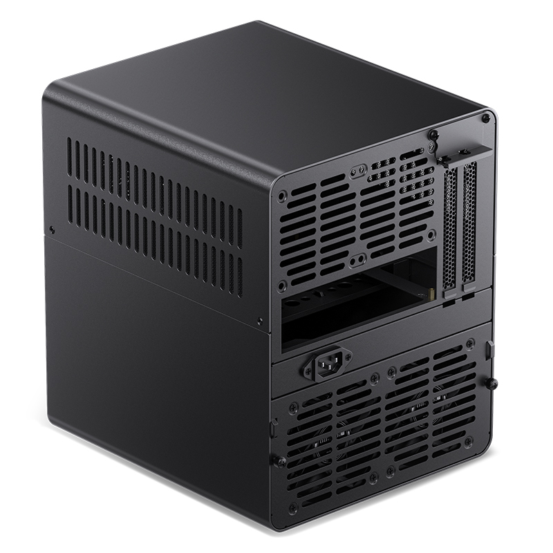 JONSBO N3ケース N100マザー 400W電源 SSD メモリ付き Jonsbo N3 computer case Mini Tower Black