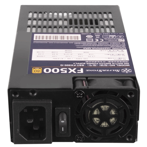 Silverstone FX500 power supply unit 500 W 20+4 pin ATX Flex ATX Black