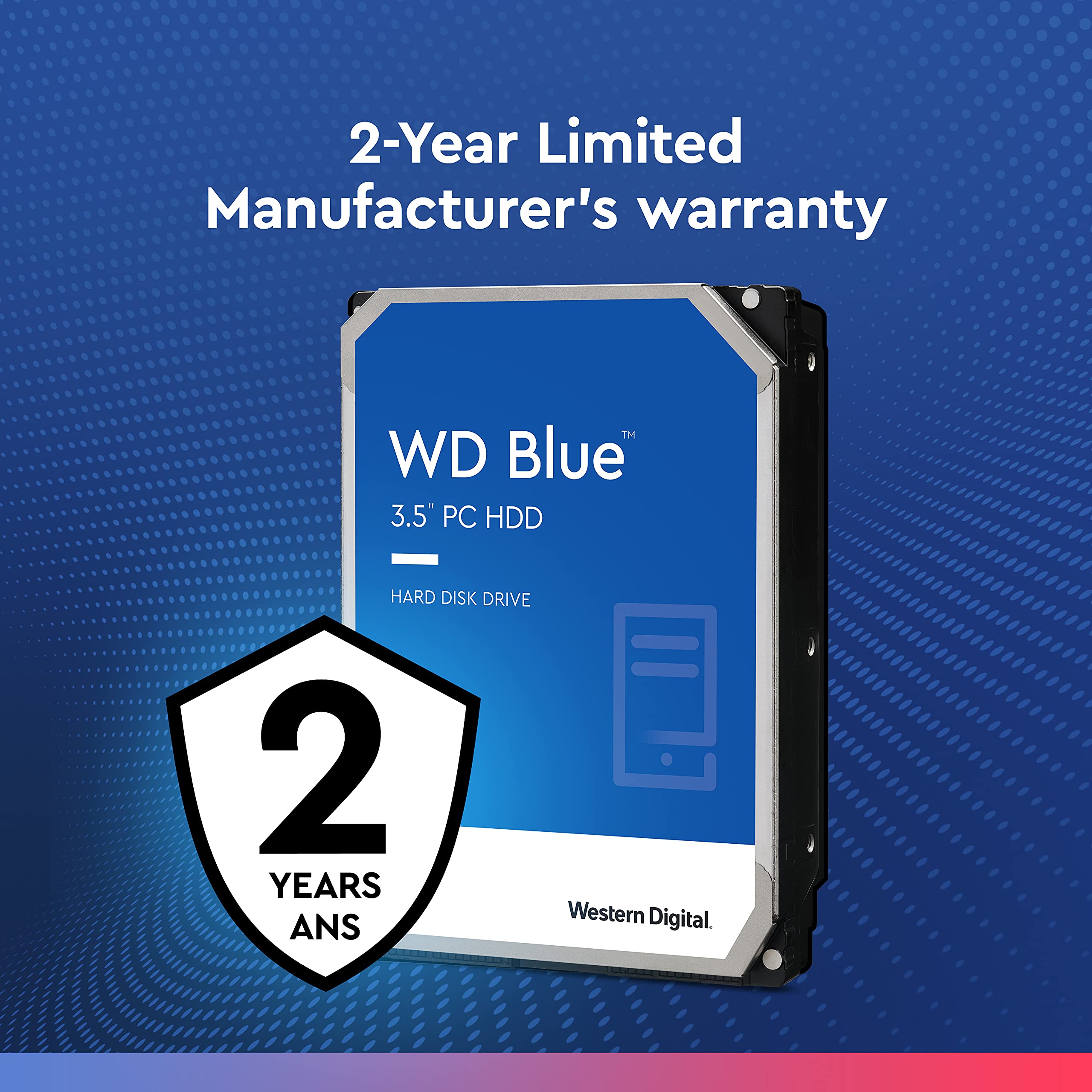 Western Digital Blue WD40EZAX internal hard drive 3.5