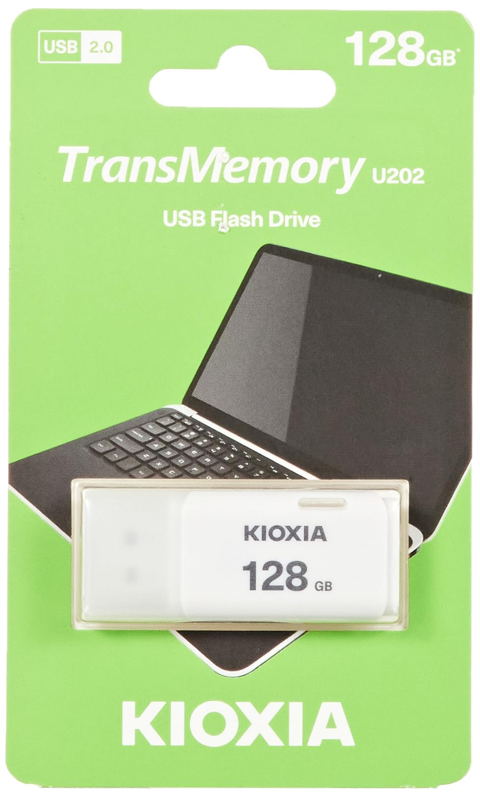 Kioxia TransMemory U202 USB flash drive 128 GB USB Type-A 2.0 White