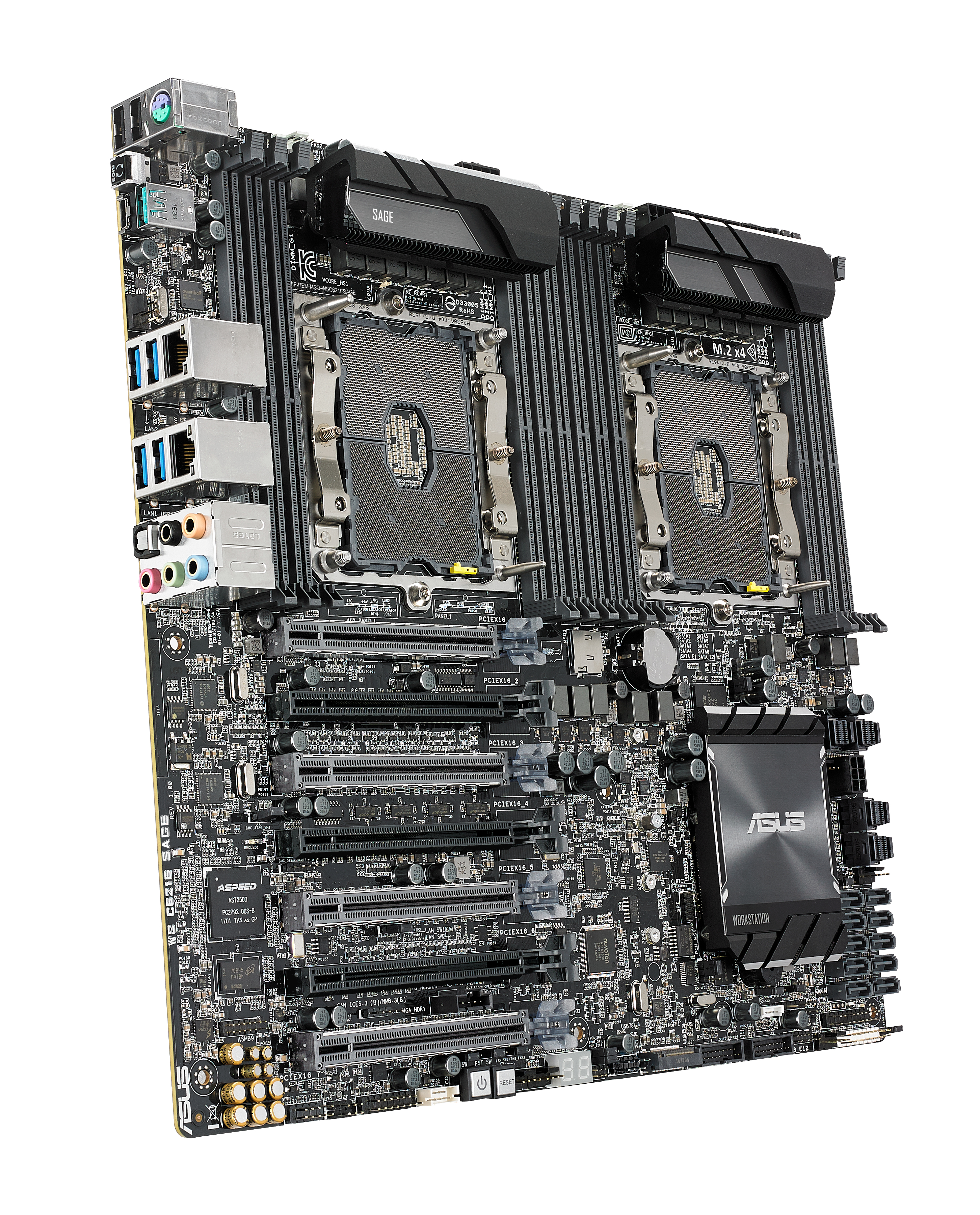 Intel Xeon W Asus Ws Intel Motherboard ASUS WS C621E SAGE Intel