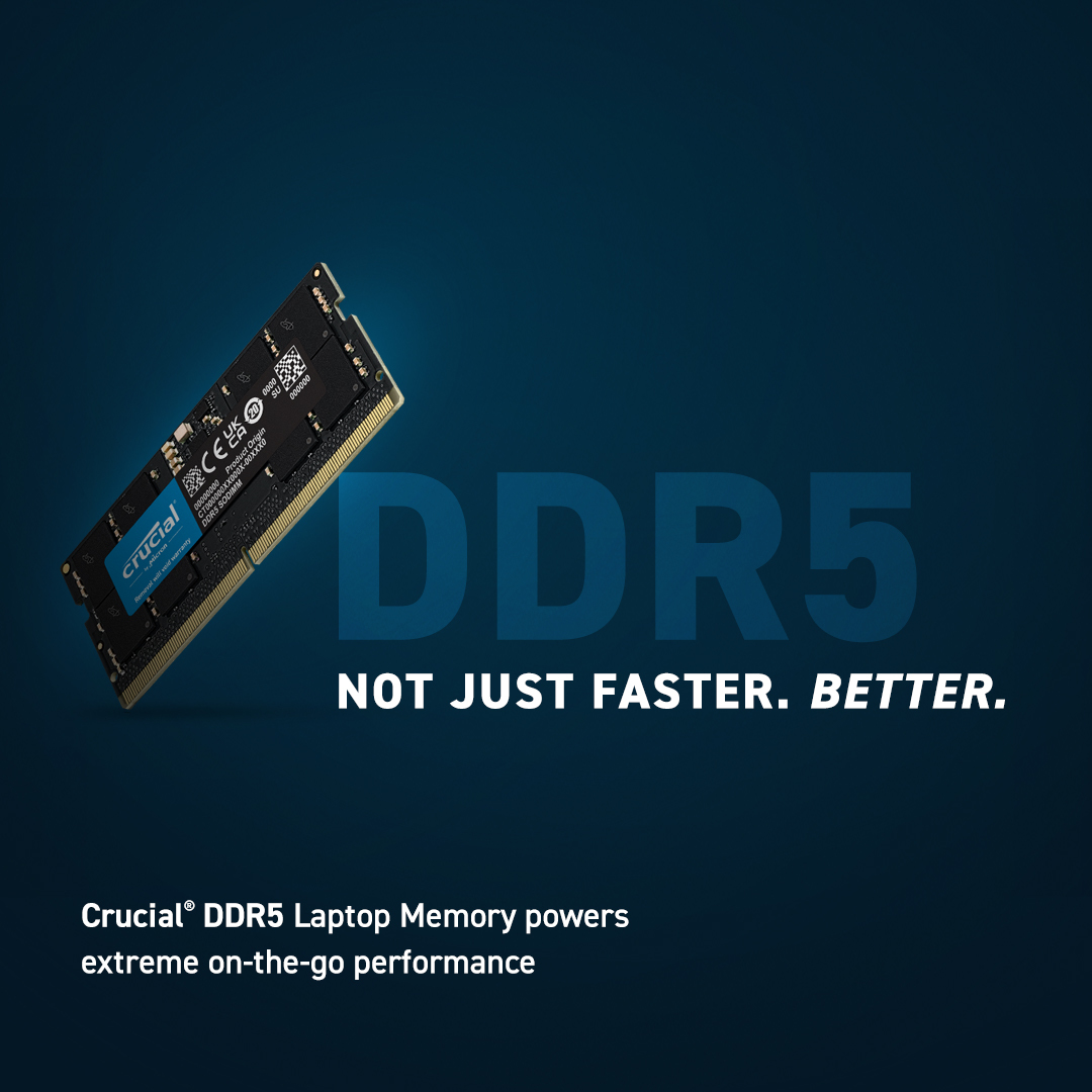 Crucial 8GB (1x8GB) DDR5-5600 CL 46 SO-DIMM RAM Notebook Speicher