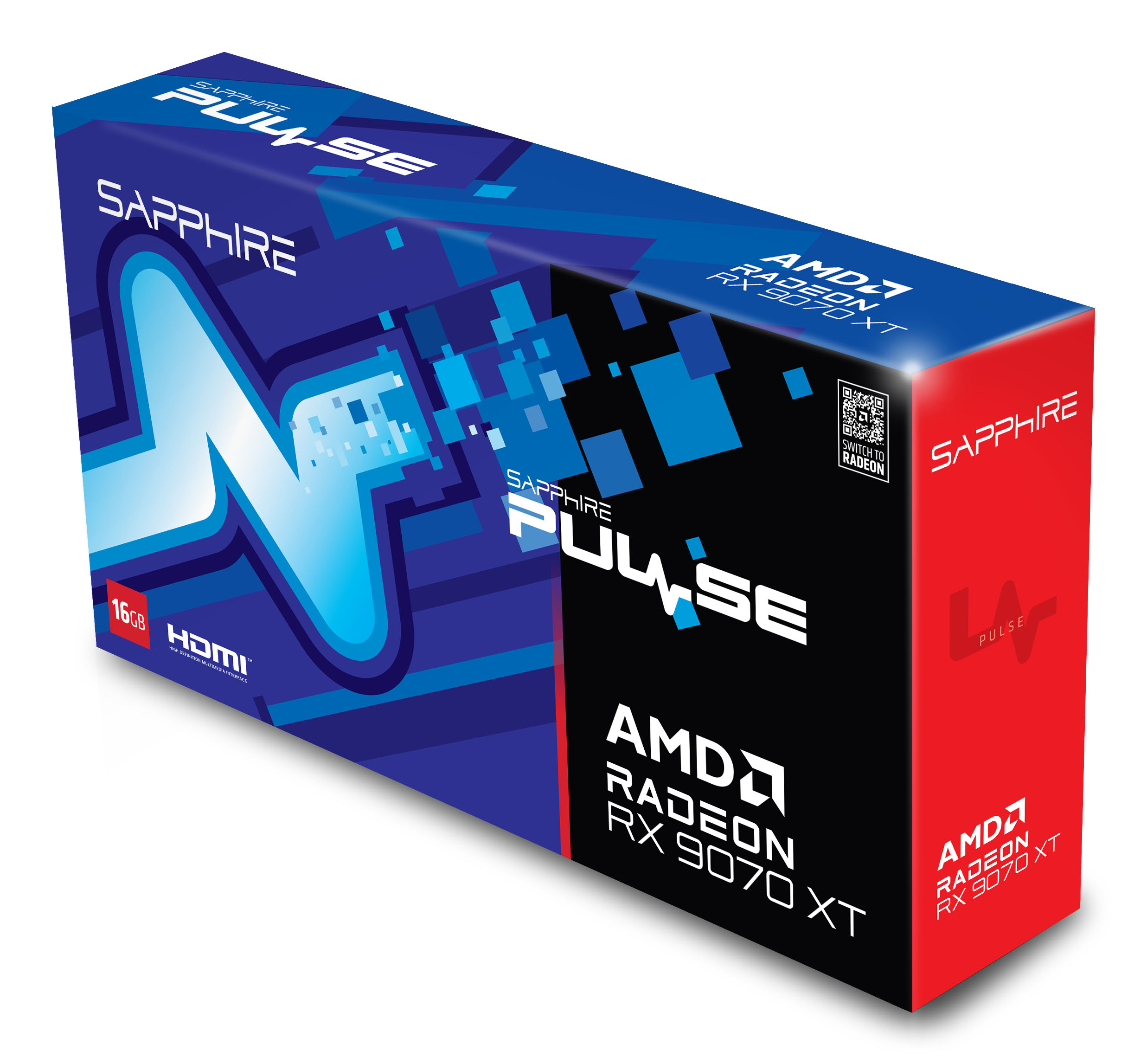 Sapphire PULSE Radeon RX 9070 XT AMD 16 GB GDDR6
