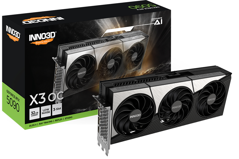 Inno3D GeForce RTX 5090 X3 OC 32GB ジャンク INNO3D GeForce RTX 5090 X3 OC NVIDIA 32 GB GDDR7