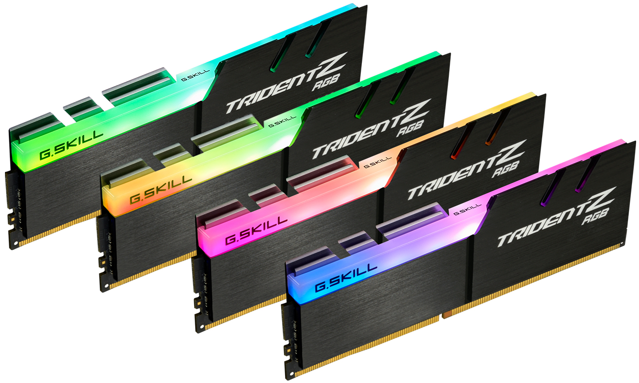 32GB G.Skill DDR4 TridentZ RGB 4266Mhz PC4-34100 CL17 1.45V Quad Channel  Kit (4x8GB) for Intel/AMD