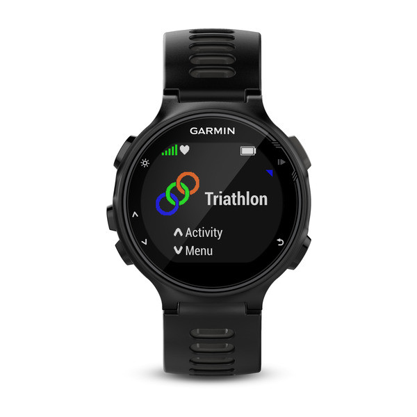 Garmin Forerunner 735XT GPS Running Watch Black Grey HRM-Run Bundle