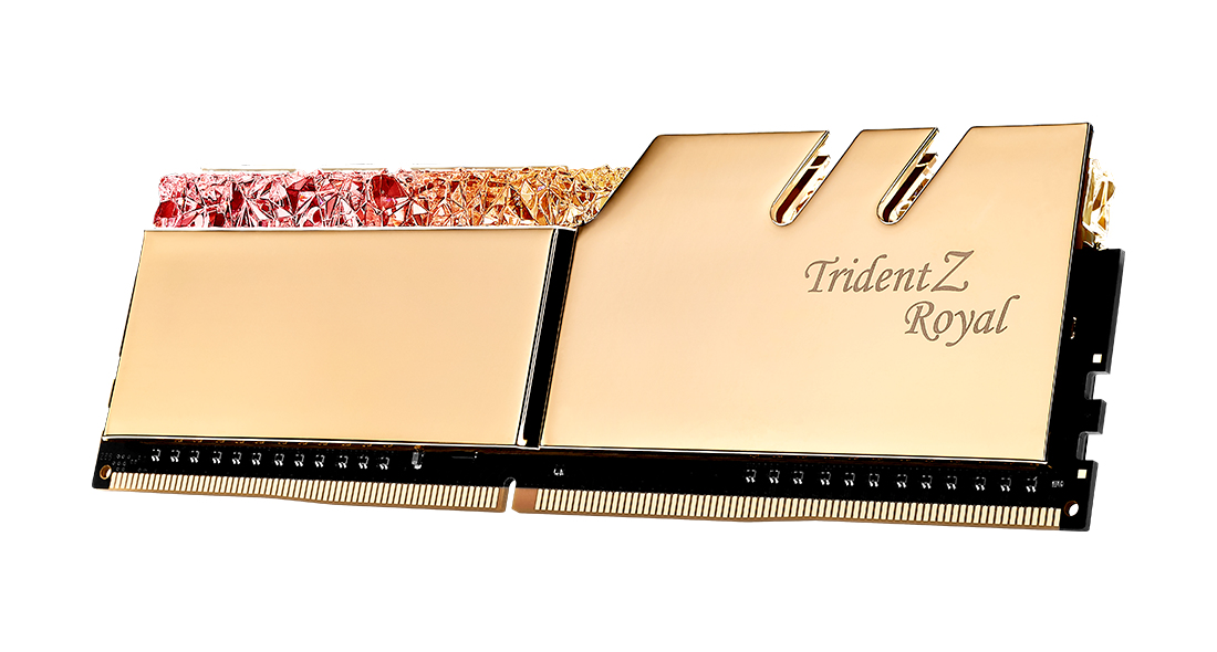 32GB G.Skill DDR4 Trident Z Royal Gold 3600Mhz PC4-28800 CL14 1.45