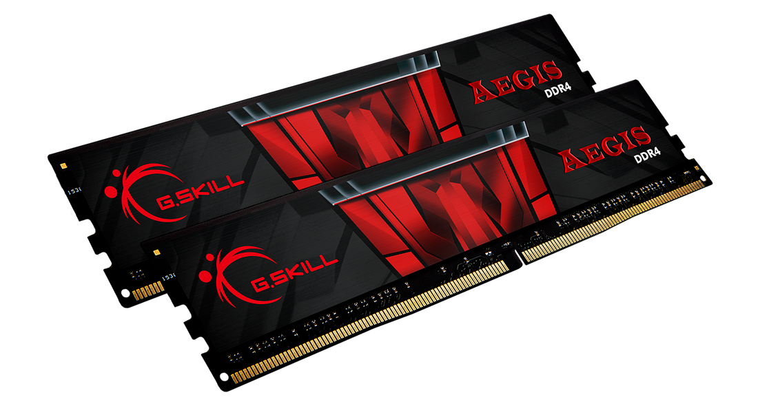 G.SKILL DDR4-3200 16GB(8G×2) 32GB G.Skill Aegis DDR4 3200MHz PC4-25600 CL16 Quad Channel Memory