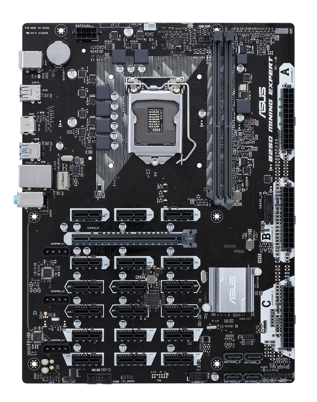 Asus B MINING EXPERT Intel B Chipset  ATX DDR4 Motherboard