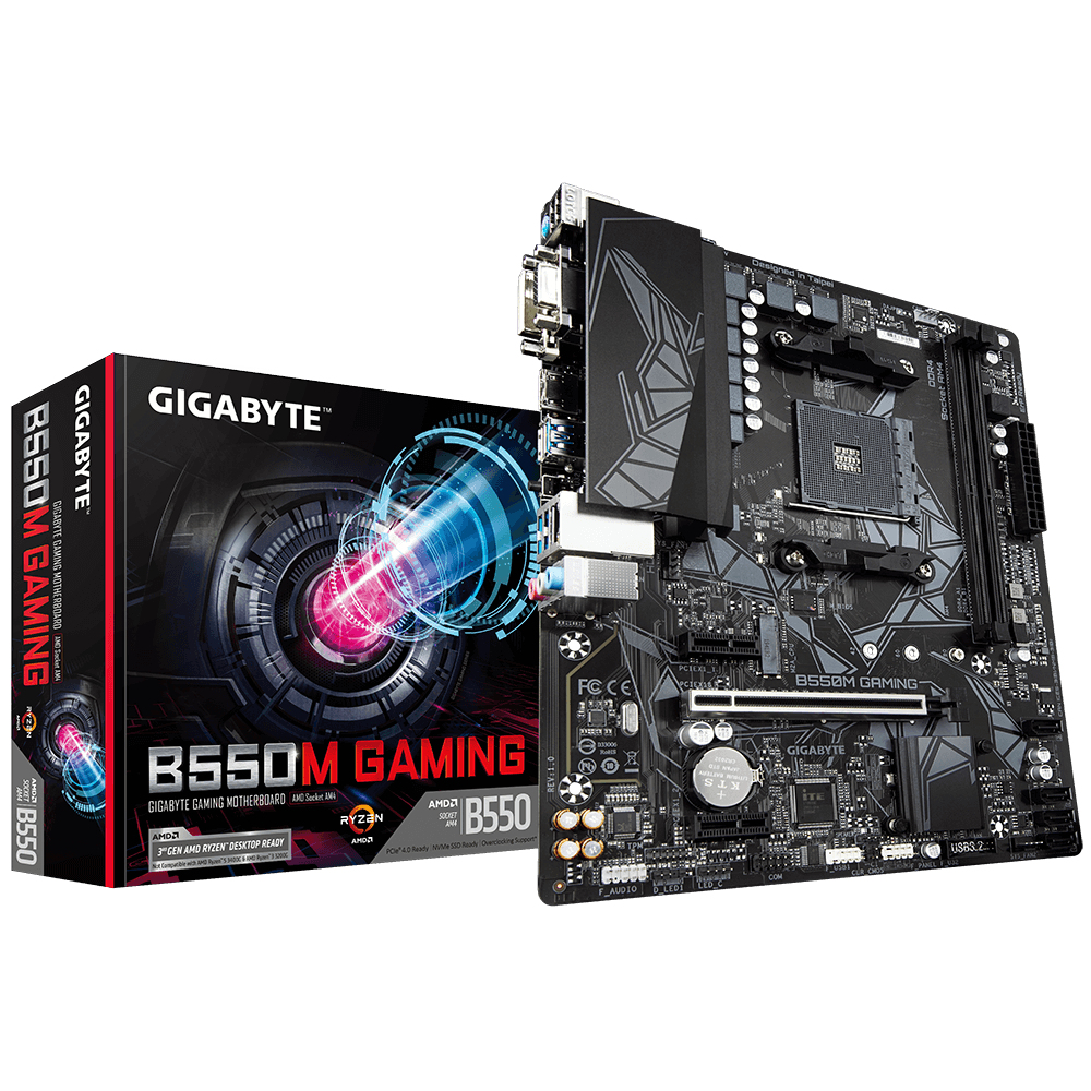Gigabyte B550M Gaming AMD B550 Motherboard Socket AM4