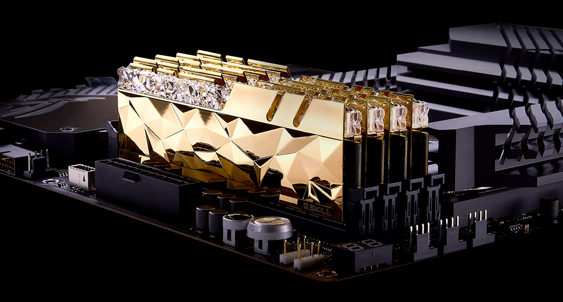 32GB G.Skill DDR4 Trident Z Royal Elite Gold 3600Mhz PC4-28800