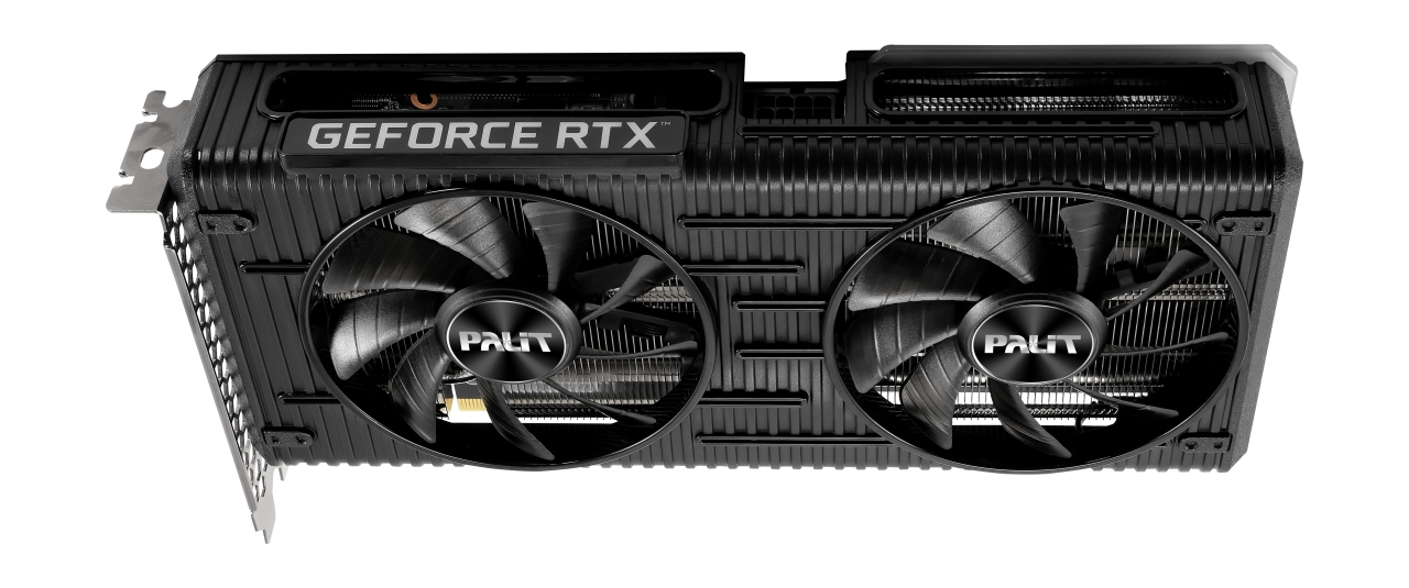 Palit GeForce RTX 3060 Ti Dual NVIDIA palit črna black bel led