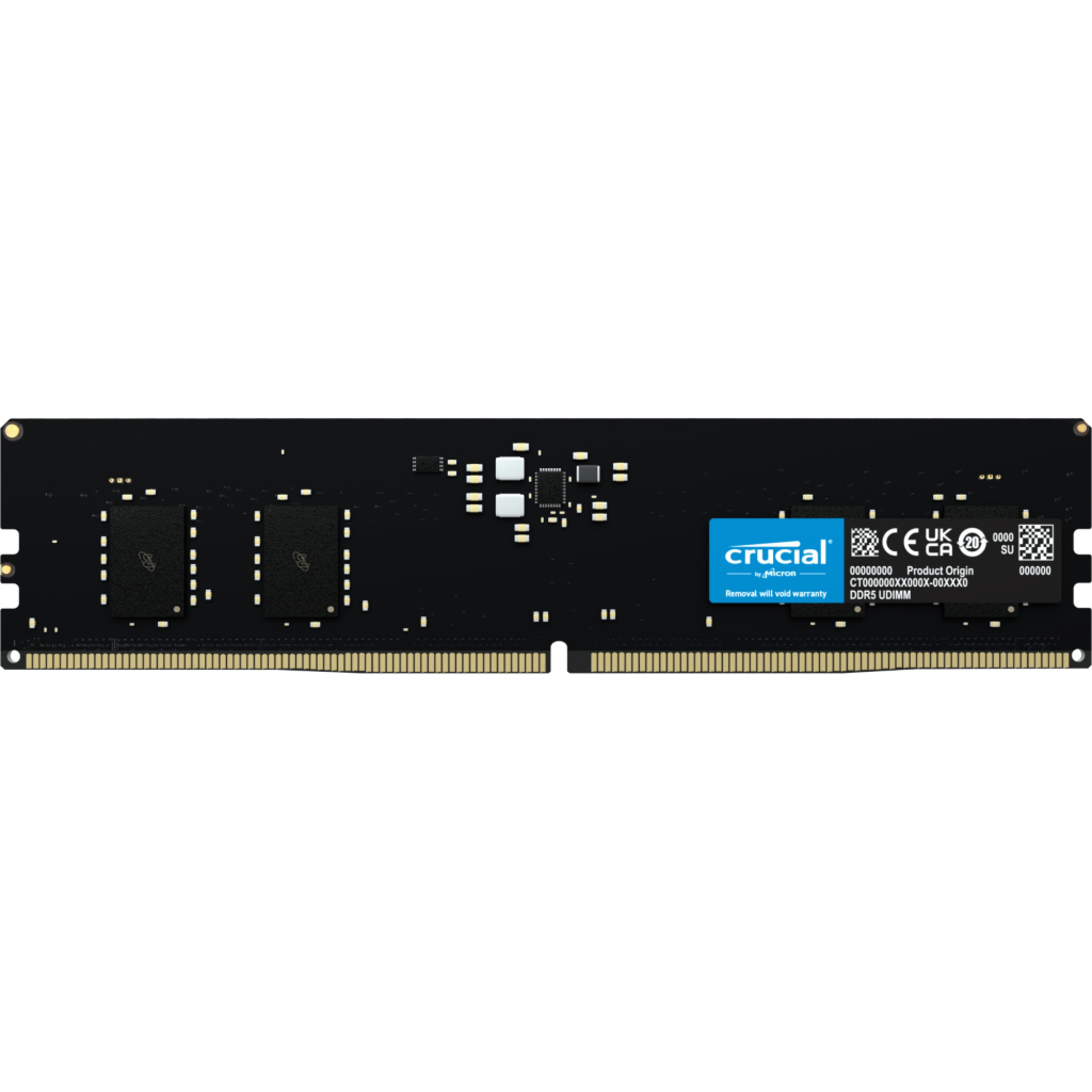 8GB Crucial DDR5 4800MHz PC5-38400 CL40 Single Memory Module