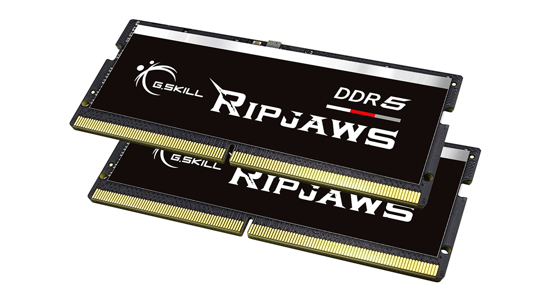 32GB G.Skill Ripjaws DDR5 SO-DIMM 4800MHz CL34 1.10V 262-Pin