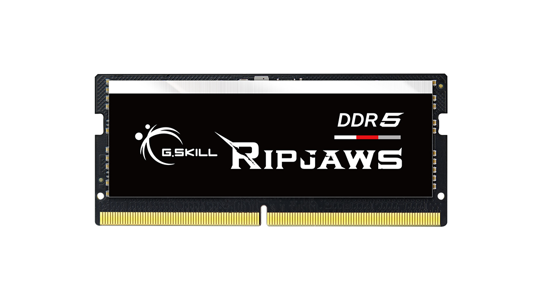 32GB G.Skill Ripjaws DDR5 SO-DIMM 4800MHz CL34 1.10V 262-Pin