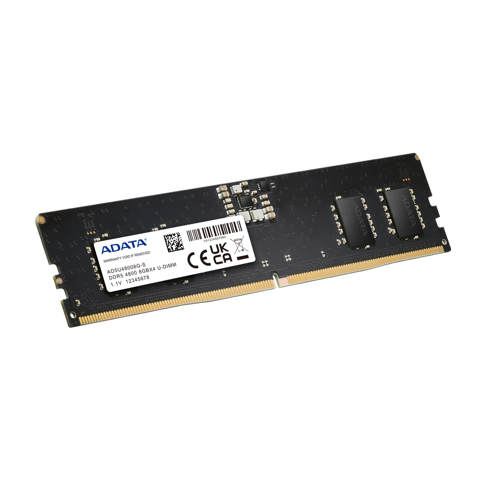 8GB AData DDR5 4800MHz PC5-38400 CL40 Desktop Memory Module 1.1V