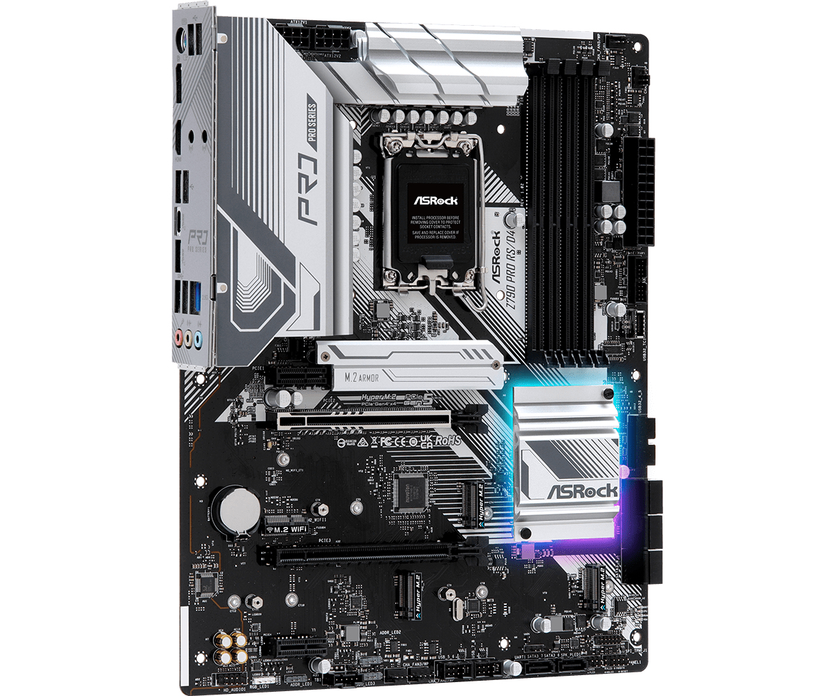 【確認済み】ASRock Z790 Pro RS/D4 LGA1700 DDR4 ASRock Z790 Pro RS/D4 Intel Z790 Socket 1700 DDR4 Motherboard