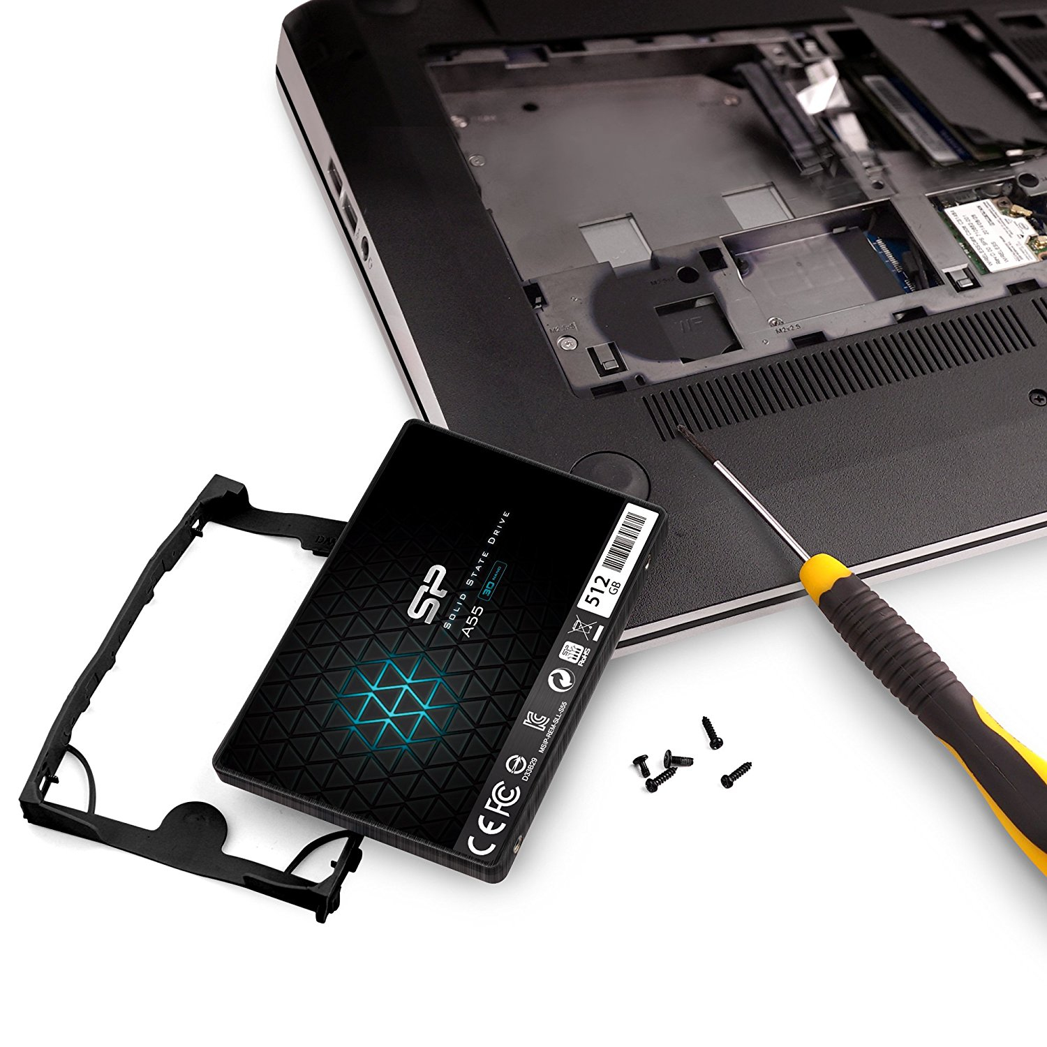 512GB Silicon Power SATA III SSD S55 2.5-inch SLC Ultra-slim 7mm