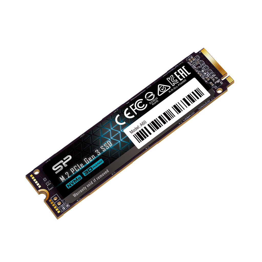 128GB Silicon Power P34A60 M.2 PCIe Gen 3x4 NVMe SSD