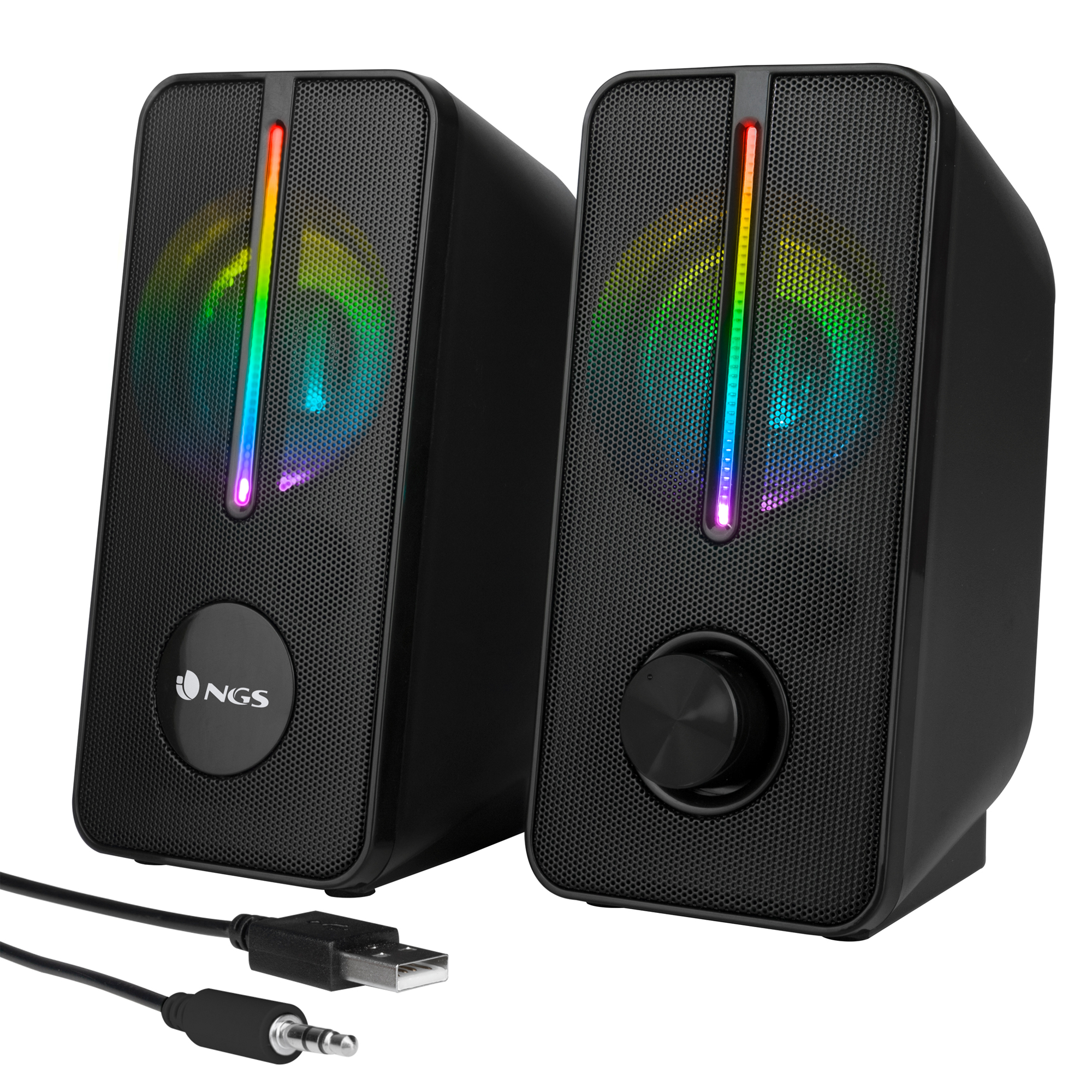 NGS SB150 Casse Audio 2.0 Per PC – Altoparlanti Multimediali Con Suono Digitale, Potenti E Compatti - 3