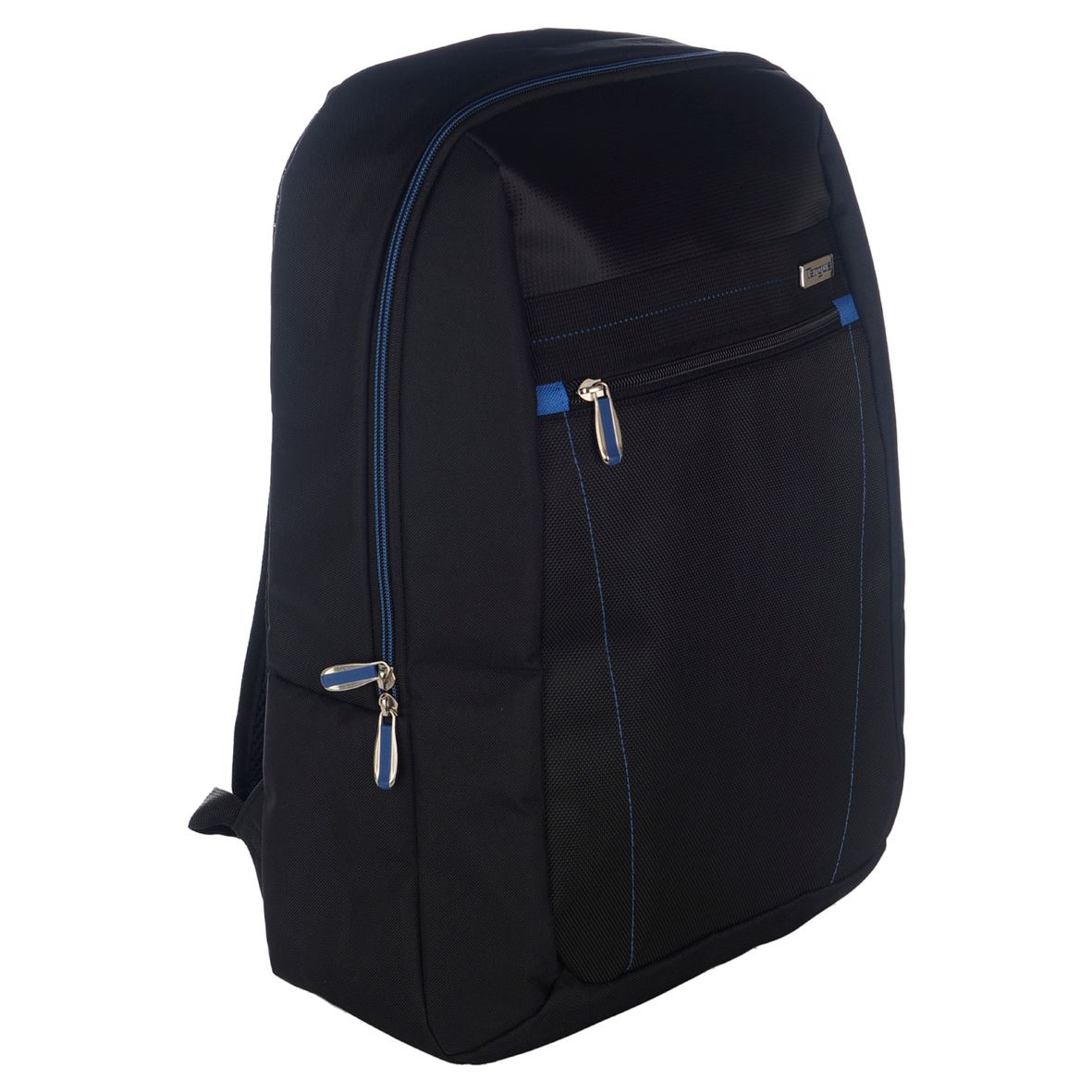 sleek black backpack
