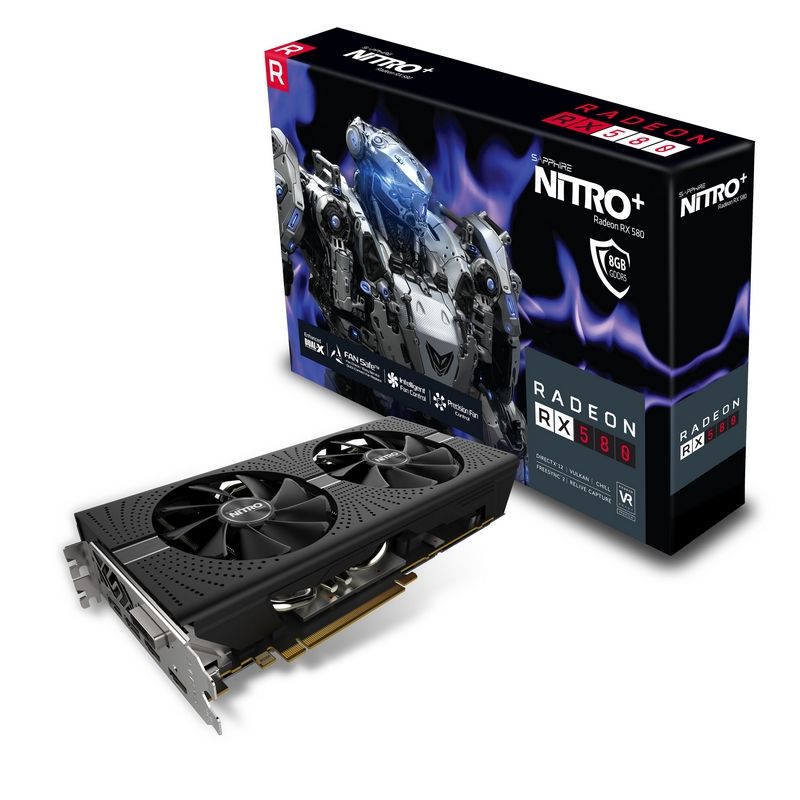 Sapphire Nitro Radeon Rx 580 8gb Gddr5 Graphics Card