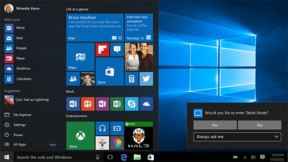 Microsoft Windows 10 Pro 34-bit,64-bit Operating System