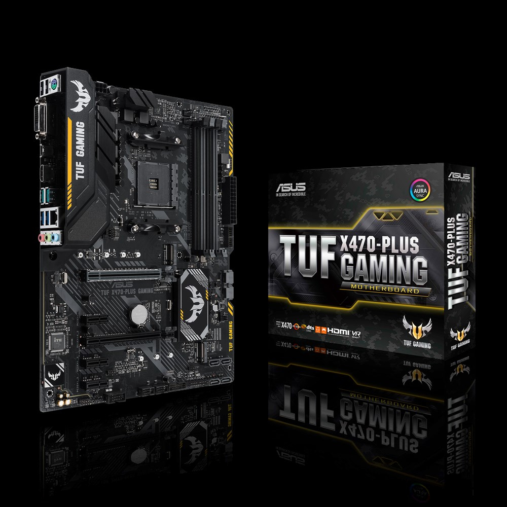 Asus TUF X470 Plus DDR4 ATX Gaming Motherboard