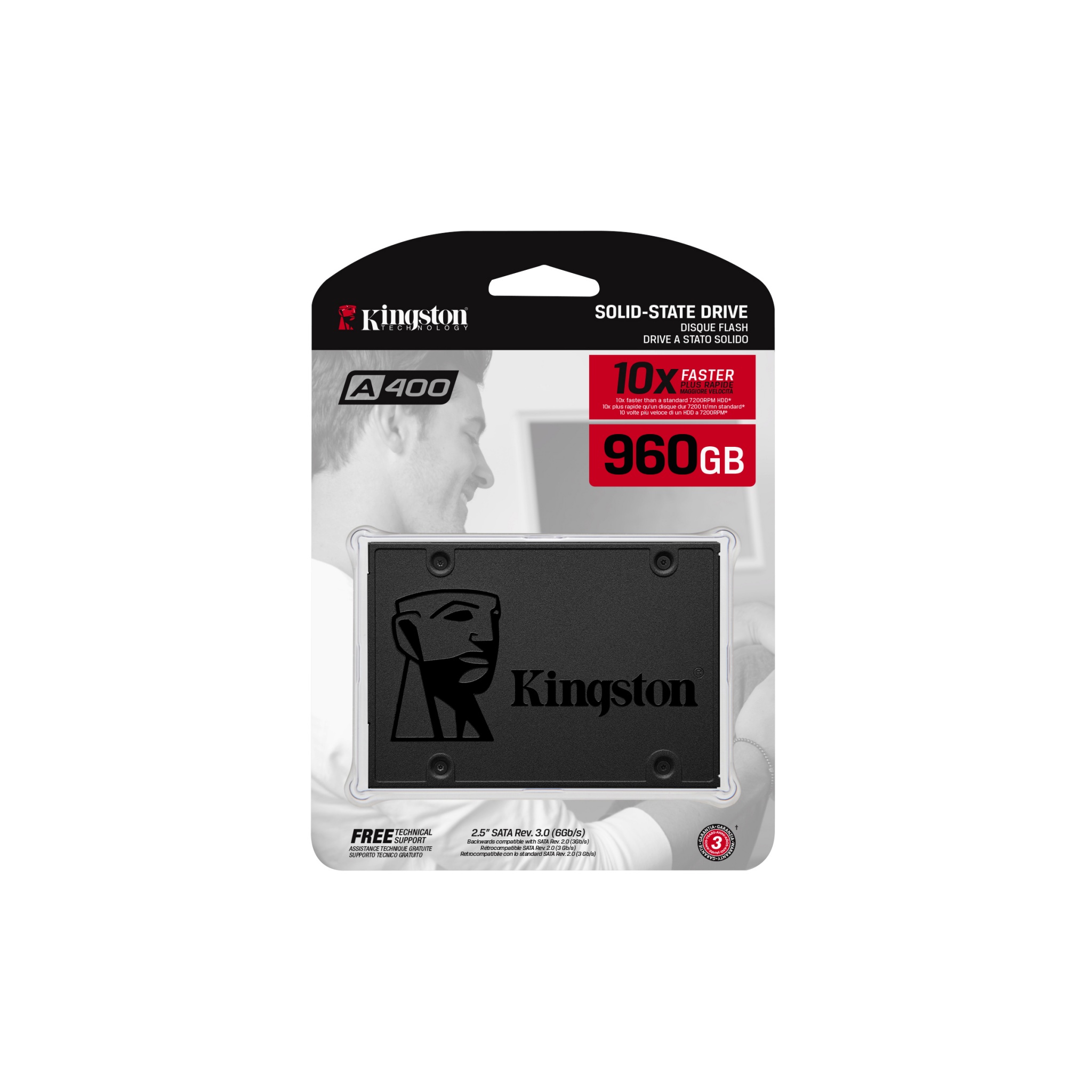960GB Kingston A400 2.5-inch Solid State Drive