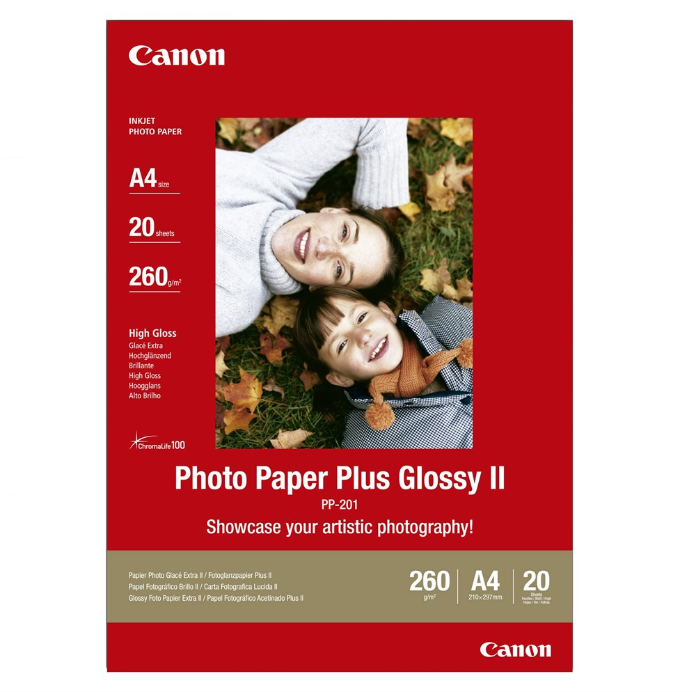Glossy Canon Photo Paper Plus Glossy 8.5 in x 11" Lot of 2 NEW- 40 pgs 