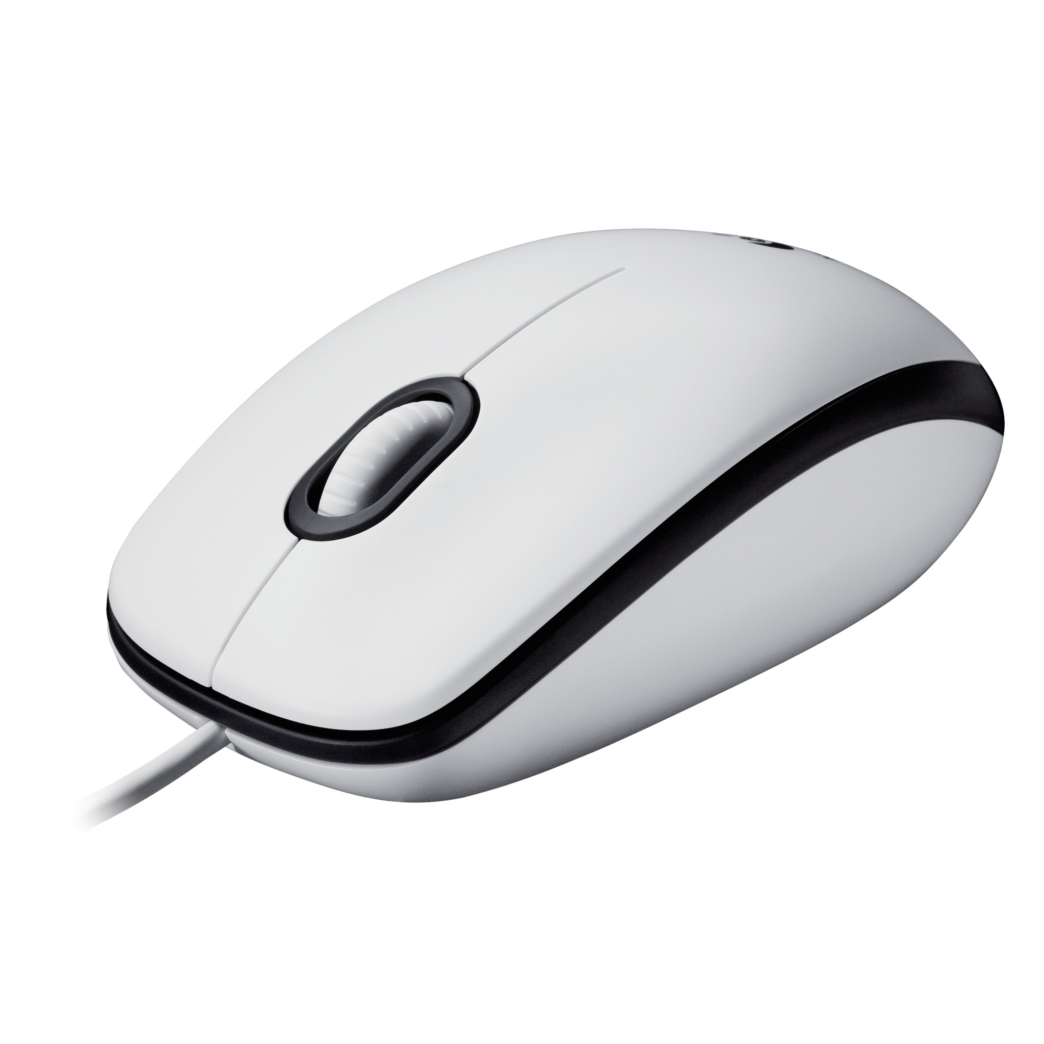 Logitech M100 Wired USB Optical Mouse - White