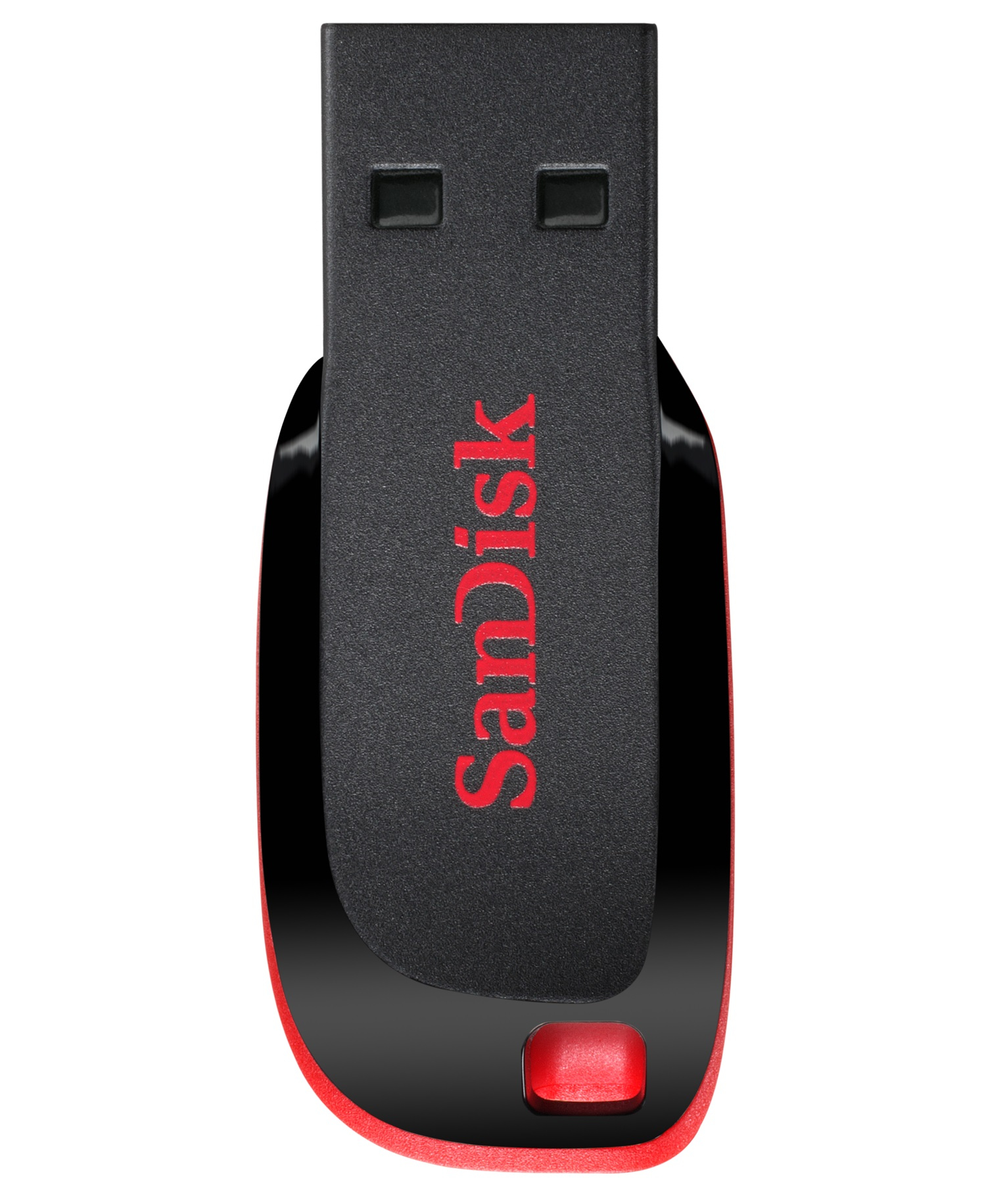 128GB SanDisk Cruzer Blade USB2.0 Flash Drive - Black, Red
