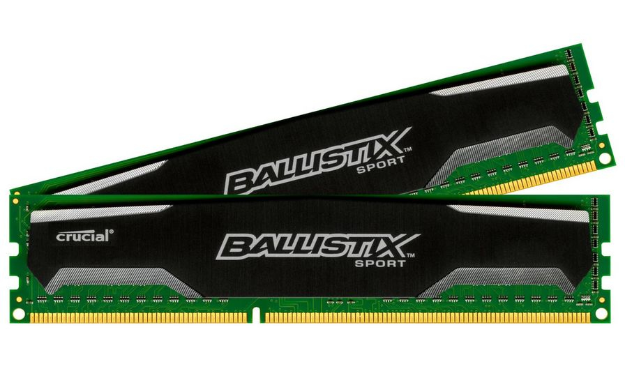 8GB Crucial Ballistix PC3-12800 1600MHz CL9 DDR3 Dual Channel Kit (2x4GB)