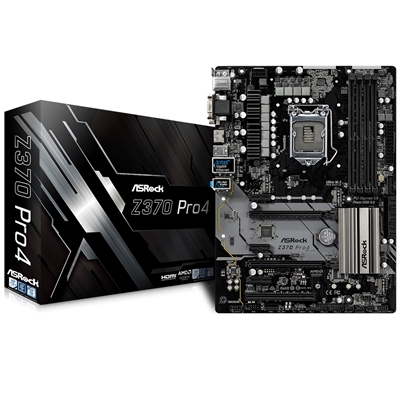 Asrock Intel Z370 Pro4 Coffee Lake ATX DDR4-SDRAM Motherboard
