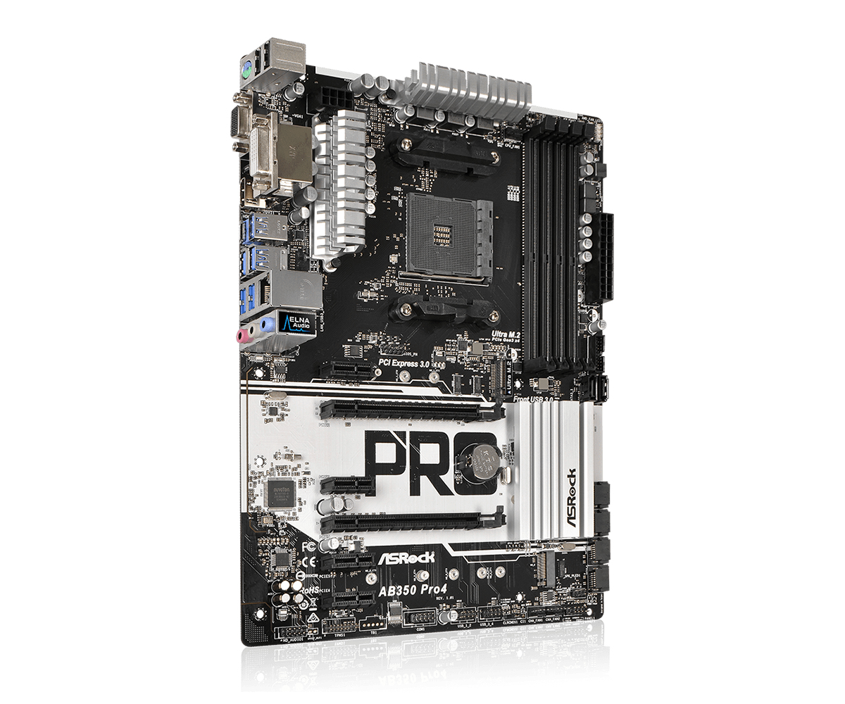 Micro Atx Asrock Ab350m Motherboard Asrock AB350 Pro4 AMD Socket