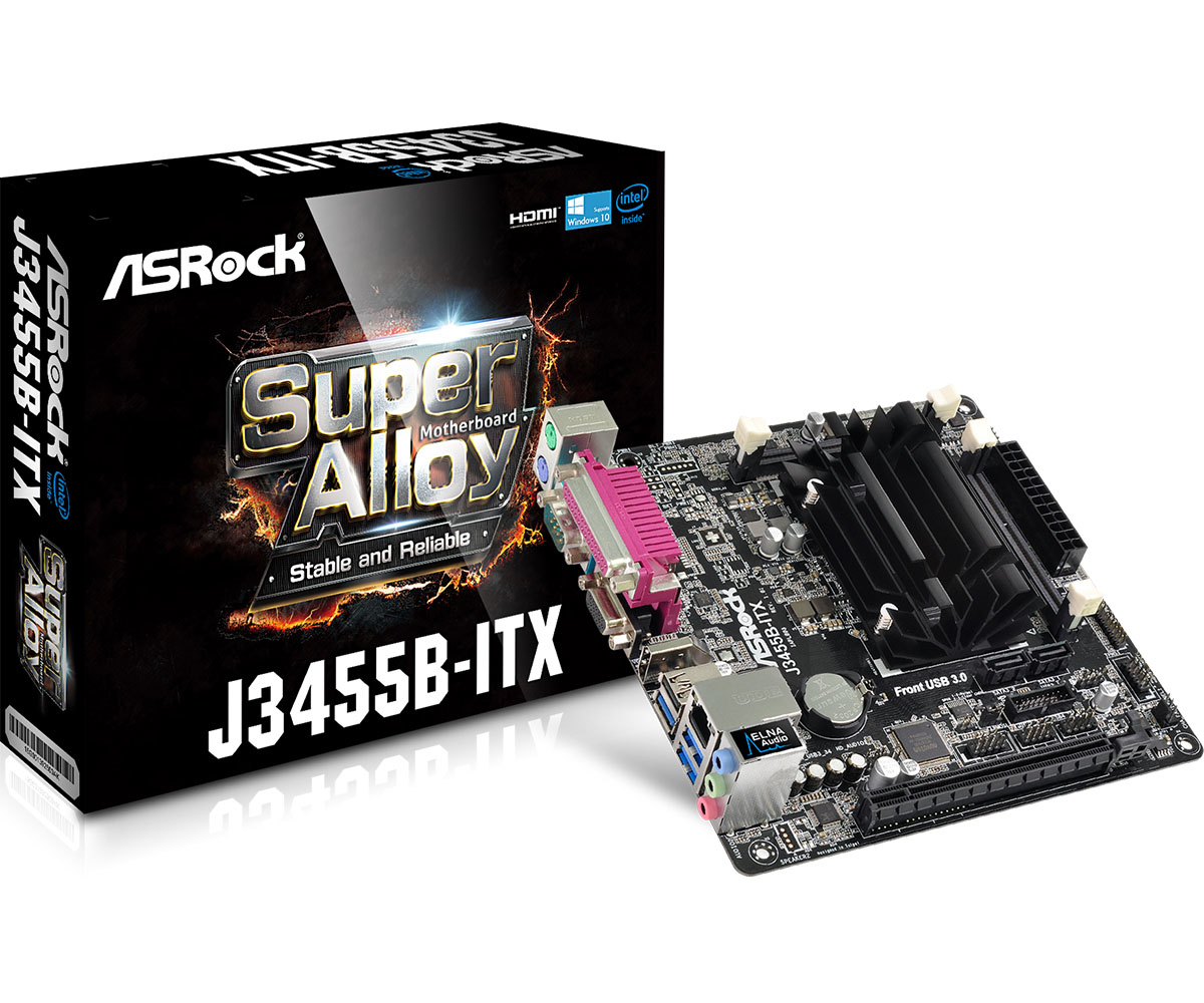 Asrock J3455BITX DDR3SDRAM Mini ITX Motherboard