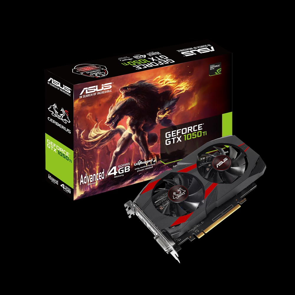 Asus Cerberus GeForce GTX1050 Ti 4GB GDDR5 Graphics Card