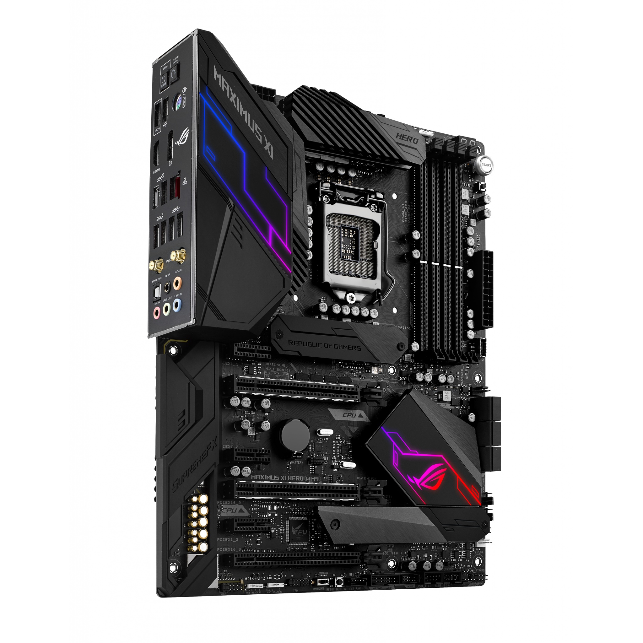 Asus ROG Maximus XI Hero (Wi-Fi) Intel Z390 ATX DDR4-SDRAM Motherboard